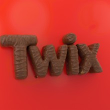 Twix. 3D, Art Direction, and Lettering project by CESS Studio - 10.25.2019