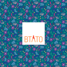 Estampado Floral Vectorial. Pattern Design e Ilustração digital projeto de BTATO - 04.10.2018