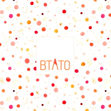Happy Dots Pattern - Acuarela. Design project by BTATO - 01.12.2017