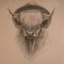 Cowpster. Un proyecto de Ilustración digital e Ilustración de retrato de Keoni VGN - 03.11.2019