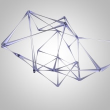 Platónico aristas de cristal. Un proyecto de 3D, Animación 3D y Diseño 3D de Jose Padrino Gomez - 09.09.2019