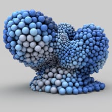 Esferas en movimiento. Un proyecto de Diseño, 3D, Animación, Animación 3D y Diseño 3D de Jose Padrino Gomez - 13.09.2019