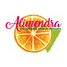 Logotipo “Alimendra”. Design, Traditional illustration, Advertising, Graphic Design, Product Design, Naming, Drawing, Logo Design, Digital Illustration, and Artistic Drawing project by Celia Macías - 11.04.2019