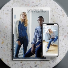 Carrefour Jeans Collection. Un projet de Direction artistique , et Design graphique de Rodrigo Merchán - 05.11.2018