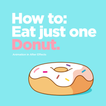 How to: Eat jus one DONUT.. Animação, e Animação 2D projeto de Yanina Viollaz - 08.11.2019