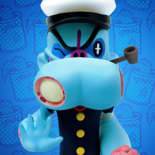 Zombie Popeye 90º Aniversario. Sculpture, To, and Design project by Luaiso Lopez - 08.27.2019