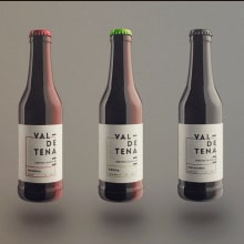 Val de Tena Crafted Beer. Br, ing e Identidade, Design editorial, e Packaging projeto de Vastra Estudio - 11.11.2019
