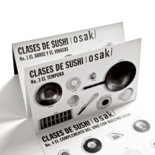 Clases de sushi / Osaki. Br, ing, Identit, Graphic Design, Cop, writing, and Product Photograph project by Arutza Rico Onzaga - 07.14.2012