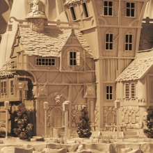 Medieval Town. Animação 3D projeto de Albert Valls Punsich - 16.11.2019