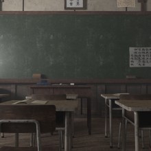 Old Chinese Classroom. 3D, Architecture, Interior Architecture, Photograph, Post-production, 3D Modeling, and 3D Design project by Víctor Ochoa Diz - 07.01.2019