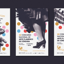 22 CONCURSO NACIONAL DE ARTE FLAMENCO DE CÓRDOBA.. Un proyecto de Fotografía, Diseño editorial, Eventos, Diseño gráfico y Diseño de carteles de Bee Comunicación - 18.11.2019