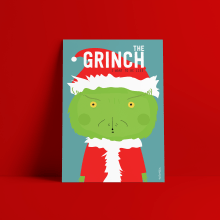 Little Grinch. Un progetto di Illustrazione digitale e Ritratto illustrato di niña silla - 19.11.2019