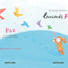 Lecciones de Paz. Santillana. Traditional illustration project by Clara León - 12.01.2017