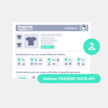 Fashion Taste API. Design, Ilustração tradicional, UX / UI, e Animação projeto de Mireia Alegre - 01.10.2019