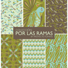 Por las Ramas. Un proyecto de Ilustración, Pattern Design e Ilustración vectorial de Gisela Eblagon - 27.11.2019