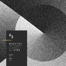 63 Muestra Internacional de Cine | Cartel y Branding. Direção de arte, Br, ing e Identidade, Cinema, e Design de cartaz projeto de Gissela Sauñe - 10.11.2017