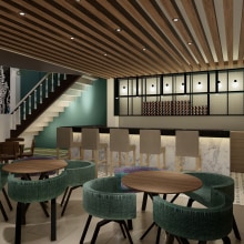 a Mi Proyecto del curso: Diseño de interiores para restaurantes. Architecture project by Mirza Duran - 12.01.2019
