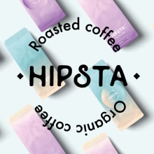 HIPSTA - Packaging para productos de consumo. Un projet de Br, ing et identité, Design graphique , et Packaging de Neus Martín - 01.12.2019