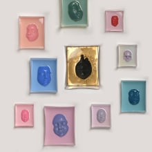 My Many Me - Cuadros experimentales de acrilico y resina. Sculpture project by Francesca Dalla Benetta - 01.02.2017