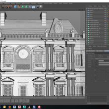 Tutorial modelando edificio en cinema4D. Un progetto di 3D, Architettura e Modellazione 3D di Alexander Pulido meralla - 03.12.2019