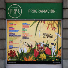 CIRCO PRICE EN OTOÑO 2019 Ein Projekt aus dem Bereich Traditionelle Illustration, Kunstleitung, Verlagsdesign und Grafikdesign von Felícitas Hernández - 14.07.2019