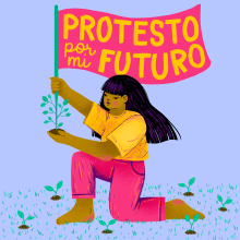 Protestas en Chile 2019. Un proyecto de Ilustración tradicional, Dibujo e Ilustración digital de Valeria Araya - 04.12.2019