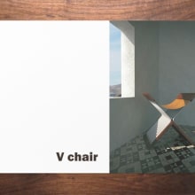 "V Chair". Asiento.. Mobile Design project by Adrián Hidalgo Jiménez - 09.10.2013
