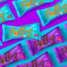 Rollys. Br, ing, Identit, Packaging, Vector Illustration, and Digital Lettering project by Manuel Valencia Restrepo - 02.06.2017