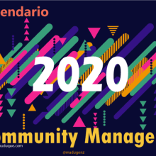 Calendario Community Manager. Un proyecto de Diseño digital de Manuel Duque González - 12.12.2019