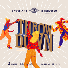 Coffee Throwdown. Traditional illustration, Br, ing, Identit, Logo Design, and Digital Illustration project by Nathaly Cuervo Rodríguez - 12.19.2019