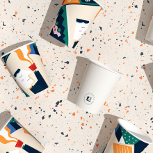 Napaholic Coffee. Un proyecto de Diseño, Dirección de arte y Diseño gráfico de Thanh Nguyen - 23.12.2019
