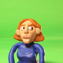 Claymation . Stop Motion project by Shaked Hyman - 12.25.2019