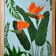 Mi Proyecto del curso: Pintura botánica con acrílico. Un proyecto de Ilustración tradicional de Ana Maria Duret - 26.12.2019