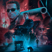 Terminator 2: Judgment Day. Traditional illustration, and Poster Design project by Ignacio RC - 12.28.2019