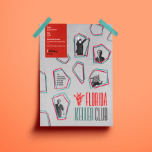 Florida Keller Club. Traditional illustration, Art Direction, Graphic Design, and Collage project by Bengoa Vázquez - 12.30.2019