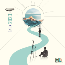 Feliz 2020!. Design gráfico, e Colagem projeto de Matilda Lombas - 31.12.2019