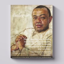 Revista Dialogue  Ein Projekt aus dem Bereich Verlagsdesign, Grafikdesign und Porträtzeichnung von Eva Caldas - 01.01.2014