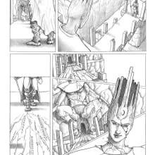 Mi Proyecto del curso: Dibujo a lápiz para cómics de superhéroes. Ilustração tradicional, e Comic projeto de Borja Alejandro García Fernández - 03.01.2020