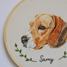 Samy . Embroider project by Valentina Castillo - 01.04.2020