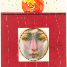 Collages con bordado sobre papel. Un proyecto de Ilustración tradicional, Bellas Artes, Collage y Bordado de Marina Gómez Mut - 06.01.2020