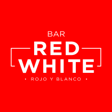 Brand for Bar RED & WHITE. Un proyecto de Br, ing e Identidad, Marketing y Diseño de logotipos de Dacher Ponce - 23.09.2019