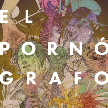 El Pornógrafo. Traditional illustration, Collage, and Drawing project by ZURSOIF Miguel Bustos Gómez - 03.11.2019