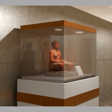 Propuesta de musealización (El Escriba del Louvre). Un proyecto de 3D y Multimedia de Miguel Ángel Rodríguez Sánchez - 10.01.2020