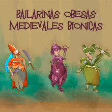 Mi Proyecto del curso: Bailarinas Obesas Medievales Bionicas. Projekt z dziedziny Trad, c i jna ilustracja użytkownika Angélica Díaz - 12.01.2020