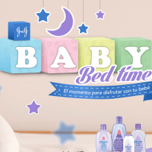 J&J Baby Bed Time. Graphic Design project by Mario Arturo Uribe García - 01.13.2020