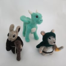Mi Proyecto del curso: Needle felting: creación de personajes con lana y aguja. Un projet de Artisanat de Aldana Loureyro - 13.01.2020