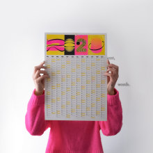 Calendario 2020. Design gráfico projeto de Antton Ugarte Ibarrondo - 13.01.2020