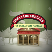 CASA TARRADELLAS-  Christmas animation. Un proyecto de Animación, Dirección de arte y Papercraft de noelia lozano cardanha - 14.01.2020