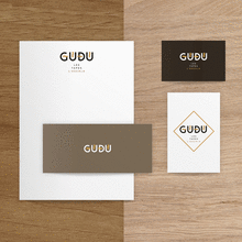 Gudu. Een project van  Br, ing en identiteit, Grafisch ontwerp y Logo-ontwerp van Stiliana Mitzeva - 16.01.2020