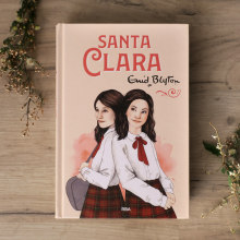 Ilustración para "Santa Clara" de Enid Blyton con RBA Molino. Un proyecto de Ilustración tradicional y Diseño editorial de Paqui Cazalla - 31.10.2019